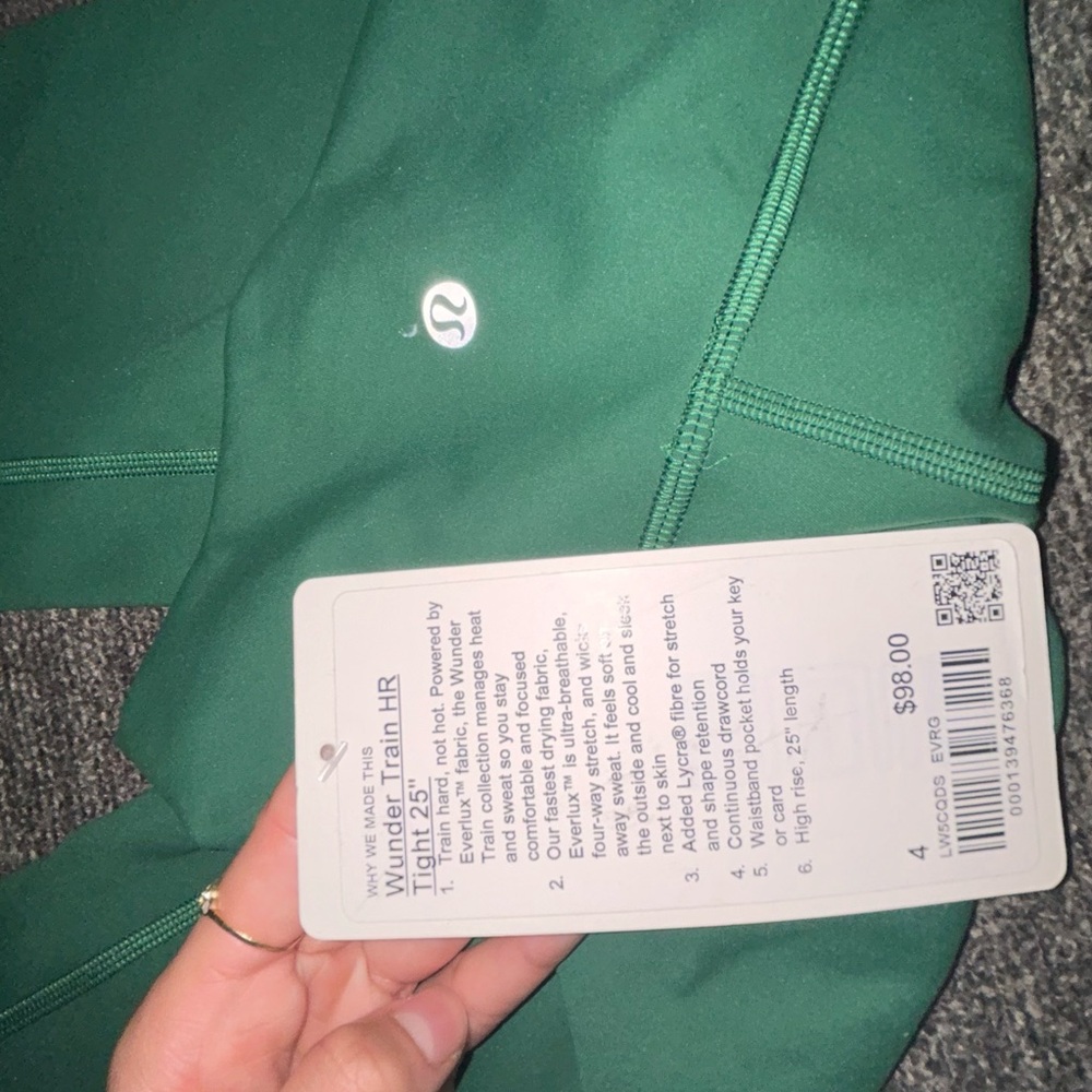 Lululemon Athletica Forest Green Leggings